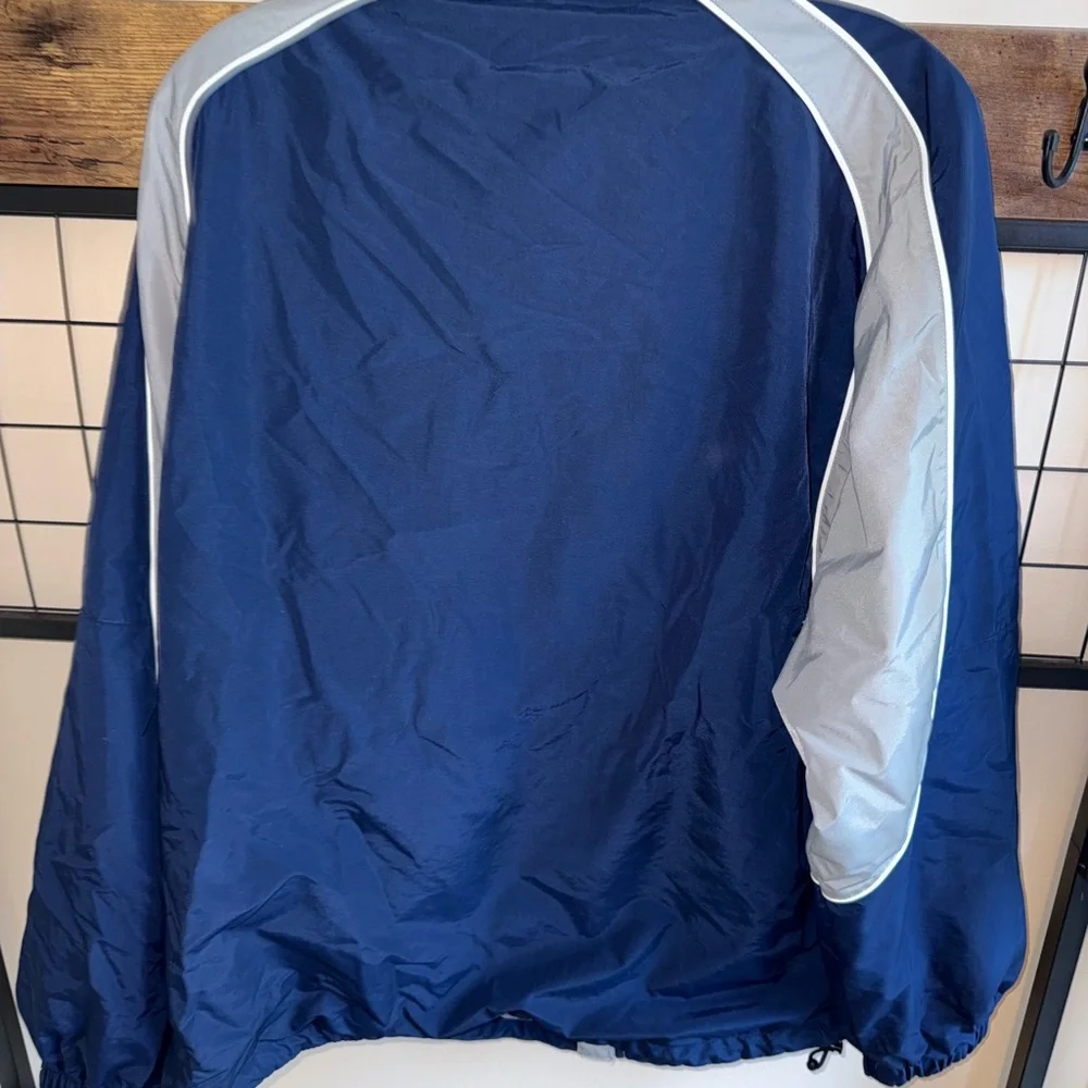 NEW YORK YANKES BASEBALL TRACK‎ JACKET FULL ZIP MAJESTIC sz L Large MEN V